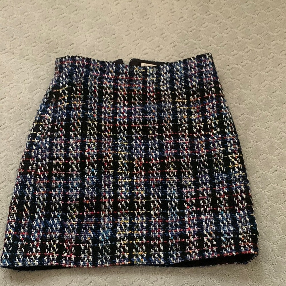 J Crew multi-colored pencil skirt, size 4
